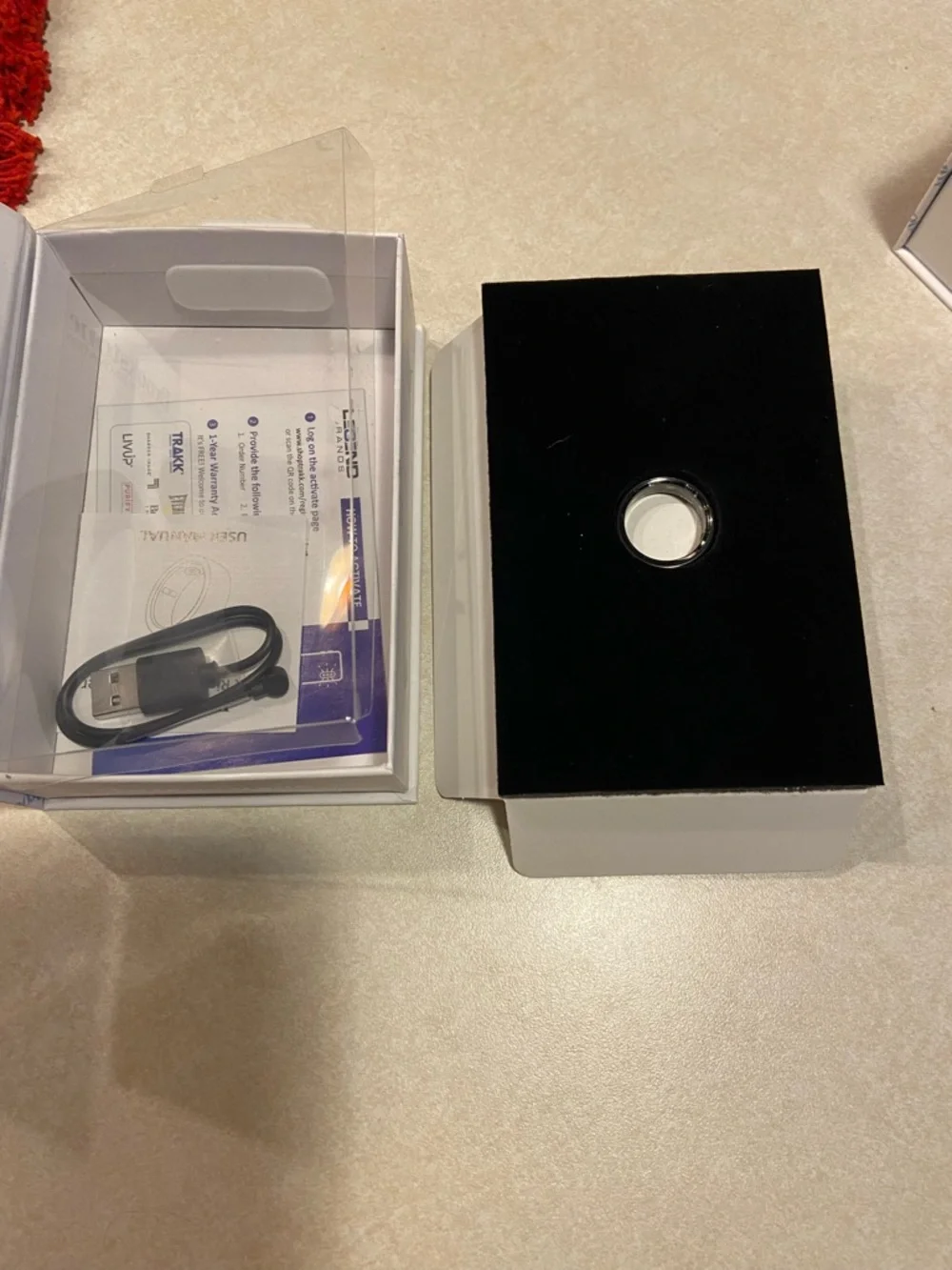 Brook stone smart ring health tracker size 10